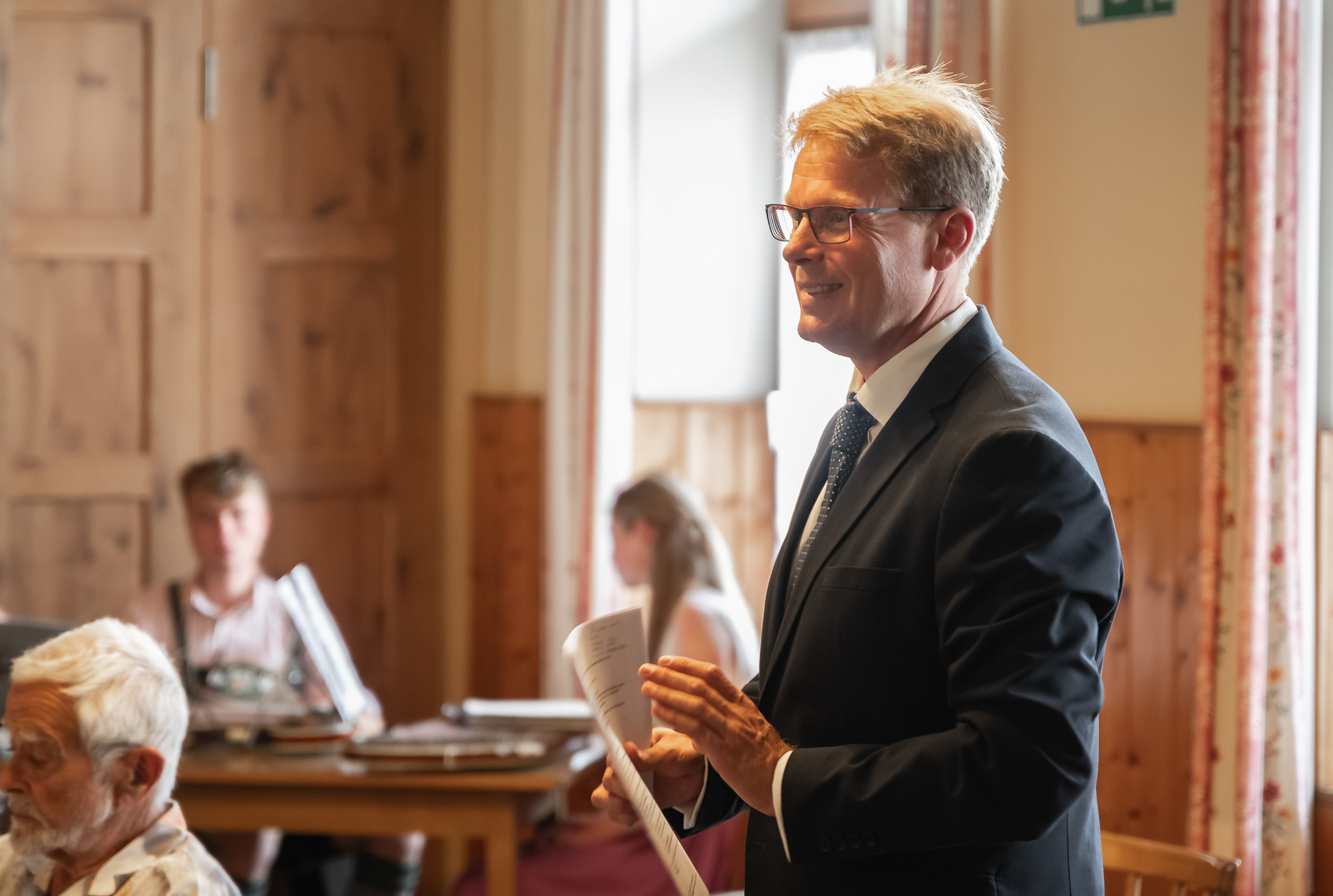 Michael Linnerer bei einer Veranstaltung